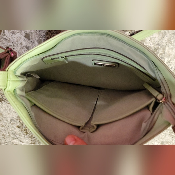 ROSETTI' Mint Green/Silver Plaque. Crossbody Shoulder. Handbag Purse. Mint Green - Picture 6 of 6